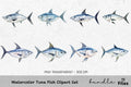 Tuna Fish Clipart Bundle