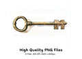 Vintage Skeleton Keys Clipart Bundle