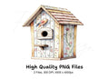 Birdhouse Clipart Bundle