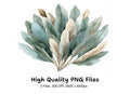 Lush Green Foliage Clipart Bundle
