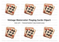 Vintage Playing Cards Clipart Bundle