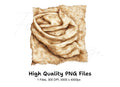 Crumpled Burlap Cloth Texture Clipart Bundle