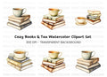 Books and Tea Clipart Bundle