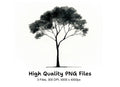 Monochromatic Tree Illustrations Clipart Bundle