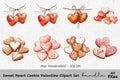 Heart Cookies Clipart Bundle