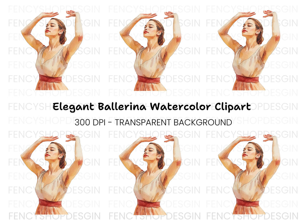 Ballerina Clipart Bundle