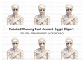Mummy Character Clipart Bundle