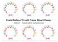 Balloon Frame Clipart Bundle