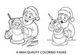 Santa Workshop Crafting Coloring Books