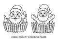 Santa Clausfor Kids Coloring Books