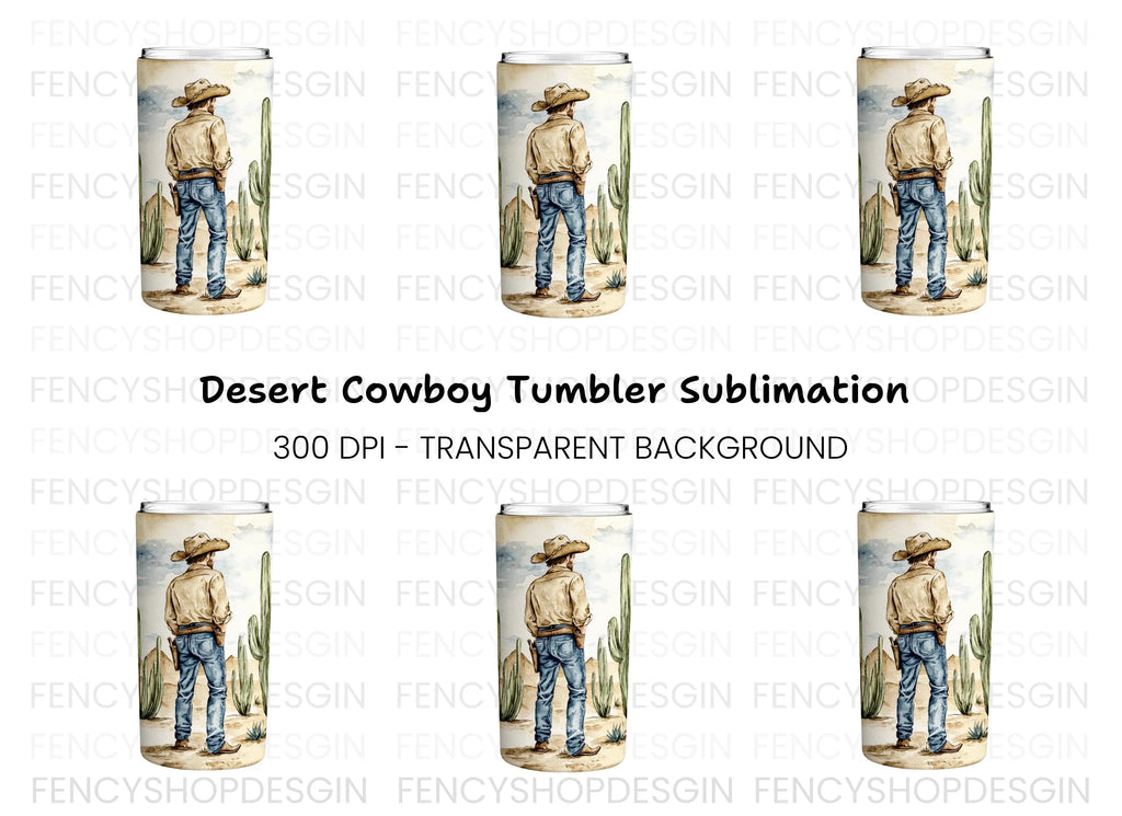 Cowboy Desert Landscape Clipart Bundle