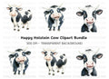 Cute Cow Clipart Bundle
