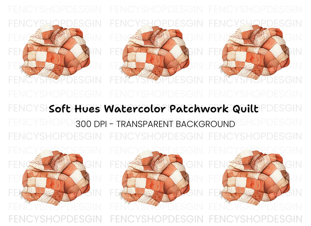 Folded Quilt Clipart Bundle
