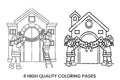 Firefighters Decorating Station Coloring Books