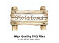 Hand Painted Wooden Boards Clipart Bundle