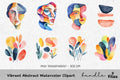 Vibrant Abstract Clipart Bundle