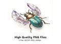 Jeweled Beetles Clipart Bundle