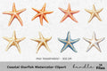 Coastal Starfish Clipart Bundle