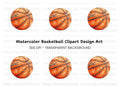 Realistic Basketball Clipart Bundle