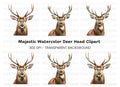 Majestic Deer Head Clipart Bundle