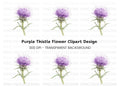 Thistle Plant Duo Clipart Bundle