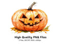 Spooky Halloween Jack-O'-Lantern Clipart Bundle