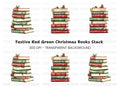 Christmas Books Stack Clipart Bundle