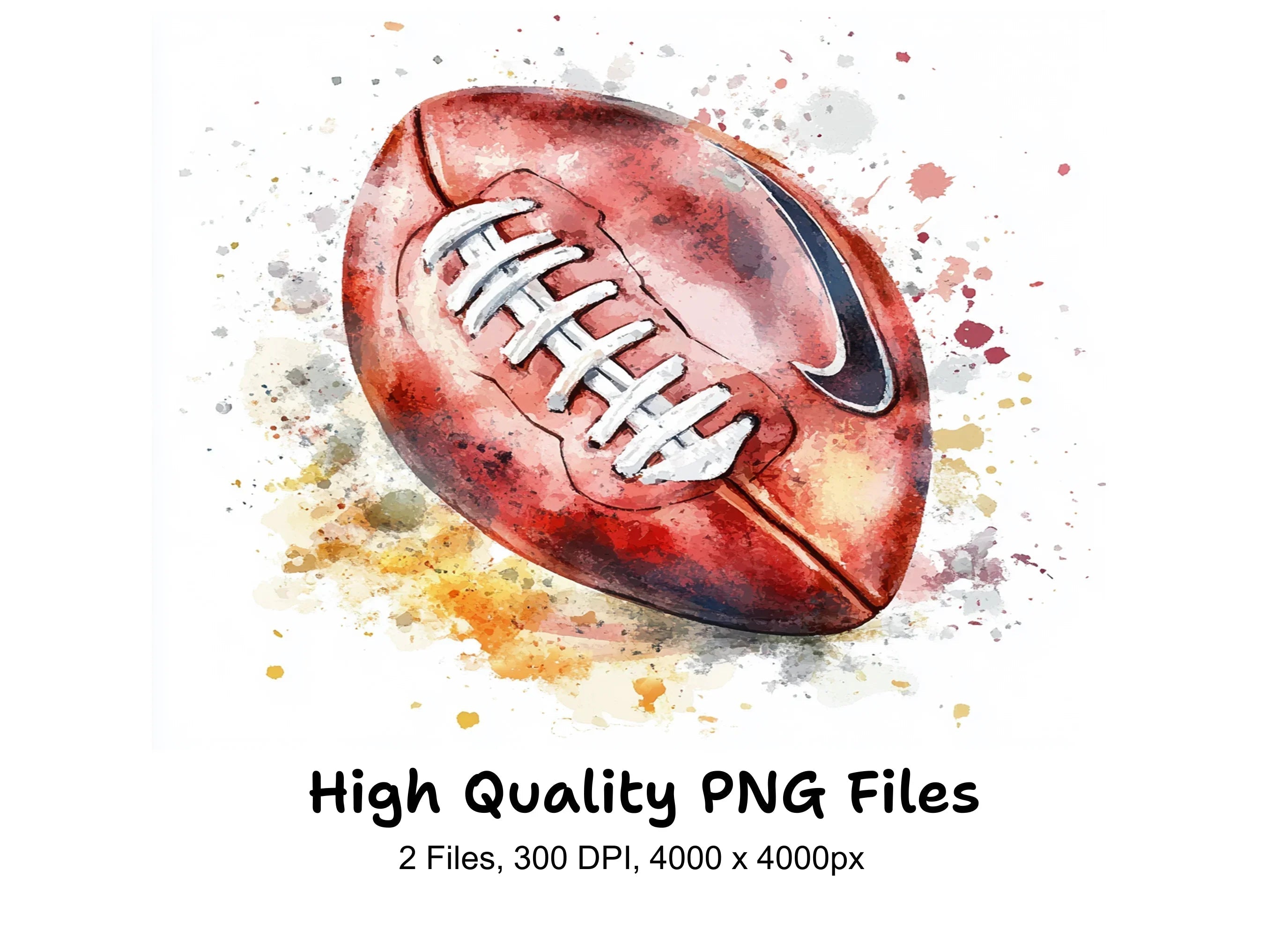 Dynamic Football Duo Clipart Bundle