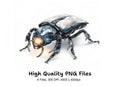 Steampunk Beetle Clipart Bundle