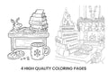 Santa Claus Christmas Desk Coloring Books