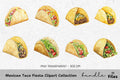 Mexican Taco Fiesta Clipart Bundle