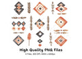 Southwestern Geometric Clipart Bundle