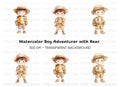 Little Adventurer Clipart Bundle