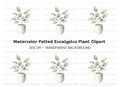 Potted Plant Clipart Bundle