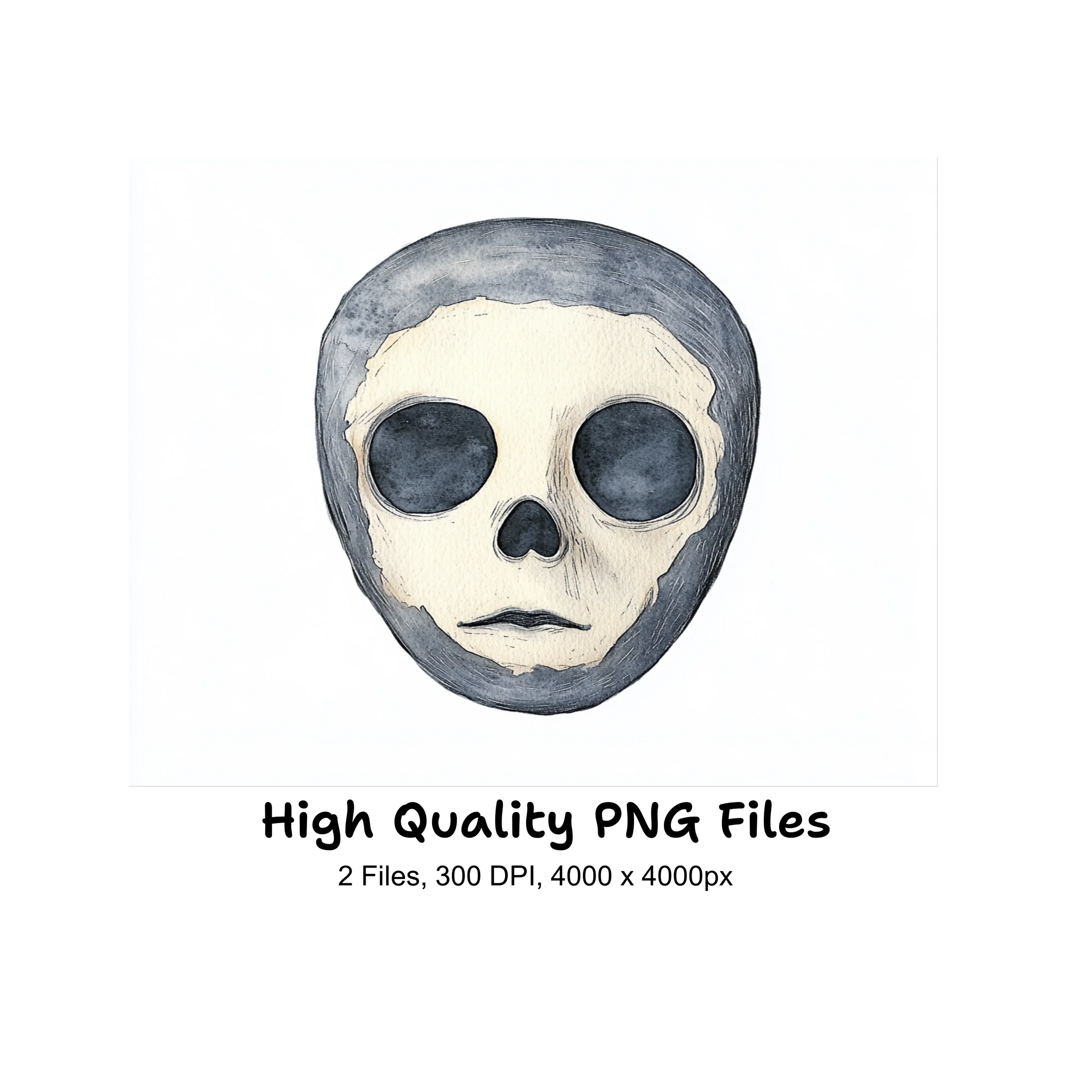 Ghost Band Mask Clipart Bundle