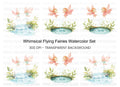 Flying Fairies and Nature Clipart Bundle