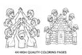 Happy Kids Winter Play Coloring Books