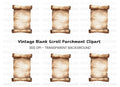 Vintage Old Scroll Clipart Bundle