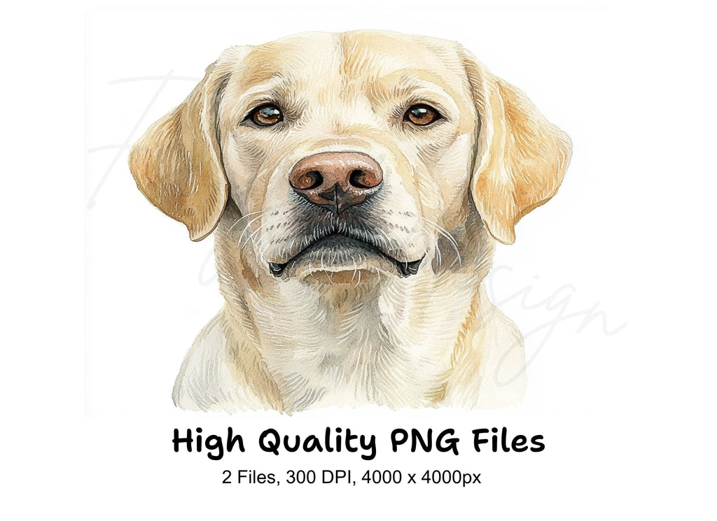 Labrador Dog Portraits Clipart Bundle