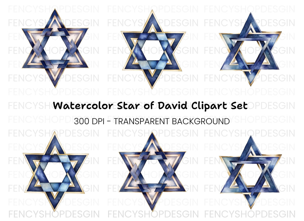 Star of David Clipart Bundle