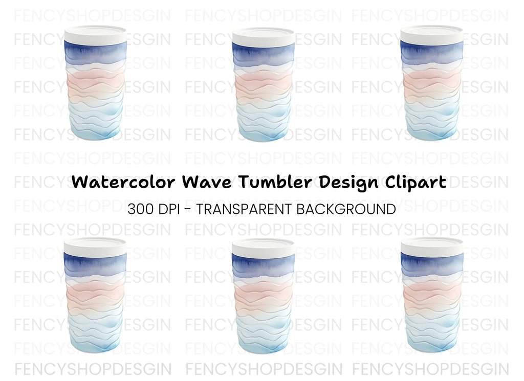 Wavy Container Clipart Bundle