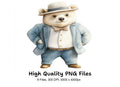 Cute Teddy Bear Clipart Bundle