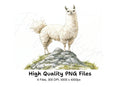 Cute Llama Clipart Bundle