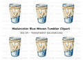 Woven Glass Tumblers Clipart Bundle