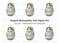 Matryoshka Doll Clipart Bundle