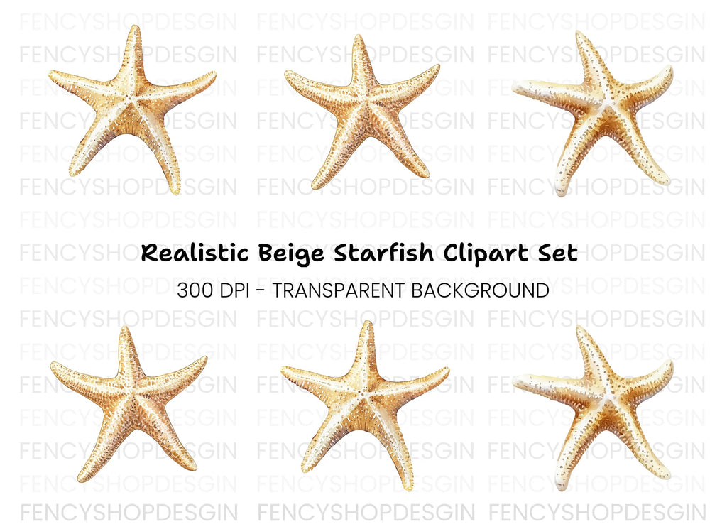 Starfish Clipart Bundle