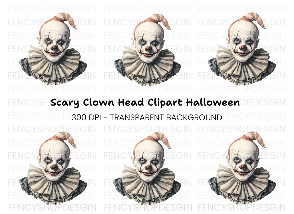 Smiling Clown Clipart Bundle