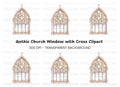 Gothic Church Window Clipart Bundle