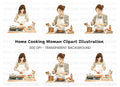Women Cooking Clipart Bundle