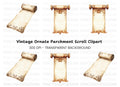 Vintage Scroll Clipart Bundle